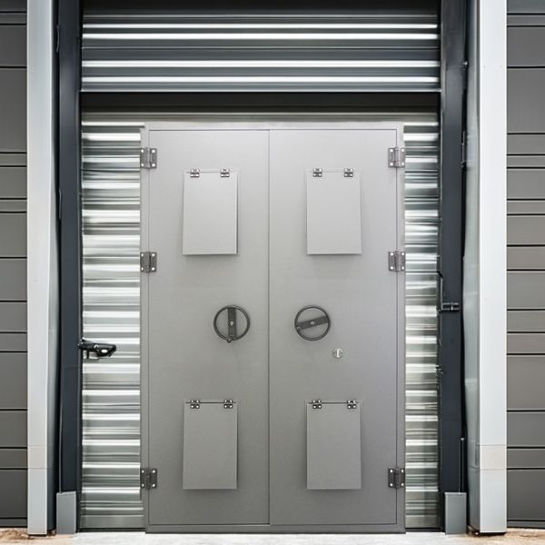 Explosion Proof Steel Vault Door Manual Opening Double Security Protection