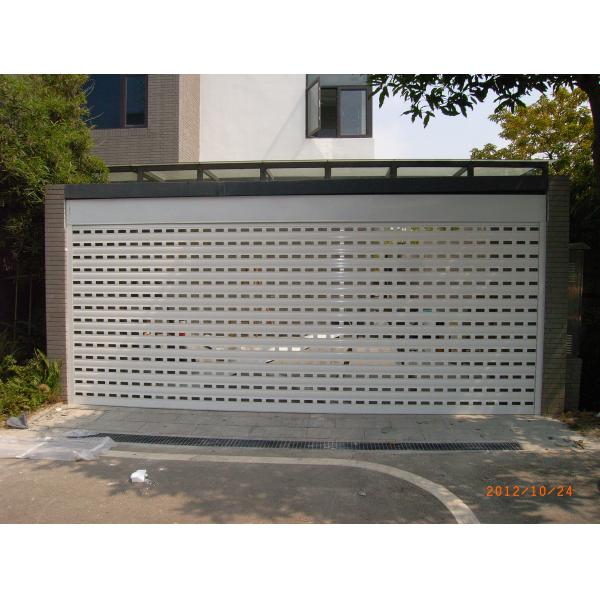 Алюминиевые электрические гаражные двери секционные роликовые гаражные жалюзи