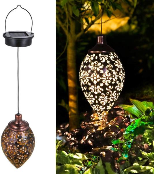 Waterproof Hanging Solar LED Lantern Garden Decoration Lights
