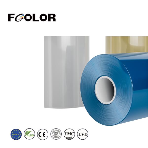FCOLOR High Adhesion 30CM UV DTF Transfer Film Roll to Roll Clear Print for DIY Sticker UV Film Making Work With All UV  Printer