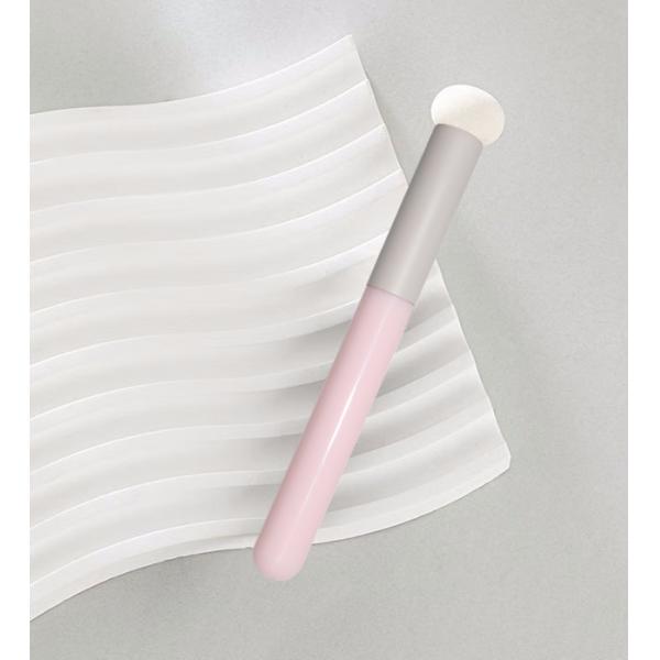 Прочная пластиковая ручка Маленькая одинарная кисточка для макияжа Губка для блендера для лица