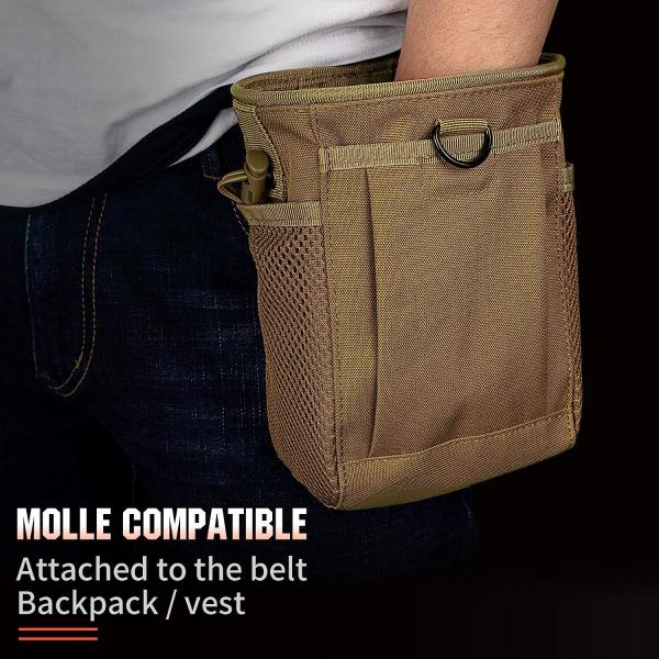 Outdoor Tactical Hunting Pouch, Dump Pouch Ammo Pouch Utility Belt Hip Waist Bag For Outdoor Supplies
