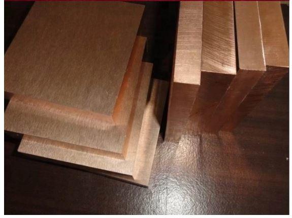 High Purity Tungsten Copper Alloy WCu Plates Polished  / Pickling Surface
