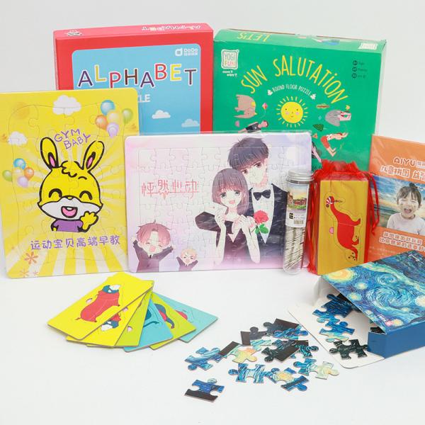 Мозаика печати МДФ деревянная, персонализированная 2000 частей мозаики 500 частей