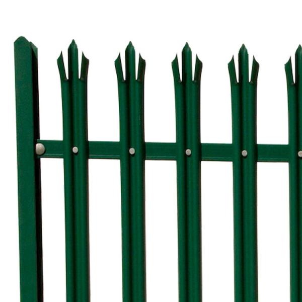 Anti Theft Powder Coated Palisade Fencing , Metal Palisade Security Fencing