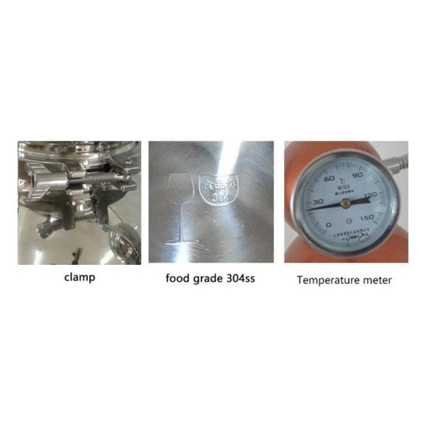 Energy Saving Essential Oil Vacuum Distillation Helichrysum Italicum Essential Oil Distiller for Hemp Oil Cdb Extractor