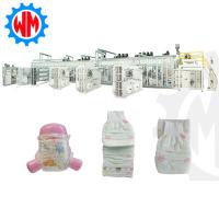 Ligne de production de couches pour bébés à haute vitesse 25m*6m*3m avec CE
