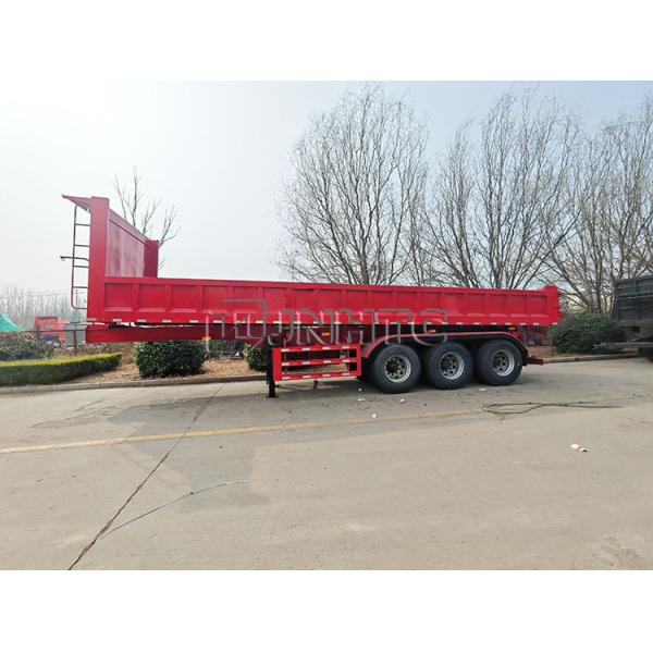 China Brand 3 Axle Hydraulic Grain Camions-Remorques Dumping Rear End Dump Tipper Semi Trucks Trailer for Trucks