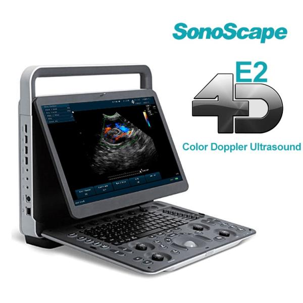 Sonoscape E2V E2 Veterinary Scanner Portable Color Doppler Ultrasound Machine