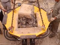 Máquina escavadora Pile Head Cutting 600mm Dia Round Concrete Cutter Machine