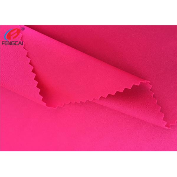 Polyester Spandex Fabric ,  Knitted Stretch Anti Microbial Swimwear Fabric