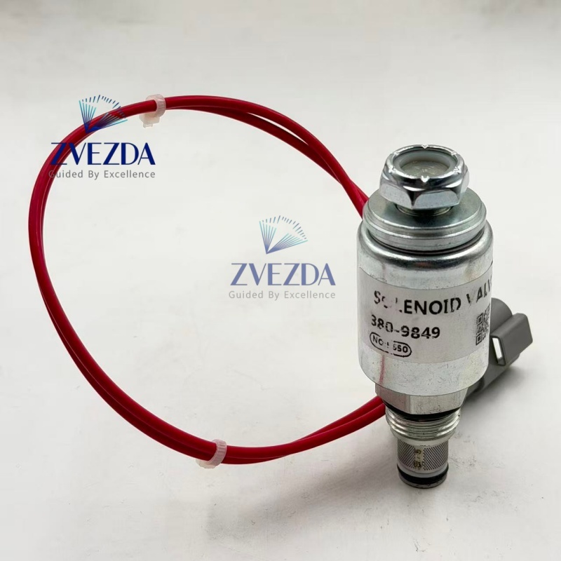 Hydraulic Cartridge Solenoid Valve 380-9849 Fit 322C 325C 330C Excavator