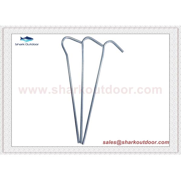 Wire Tent Pegs Heavy Duty Steel Net Peg Camping Tent Hook 7 Inch