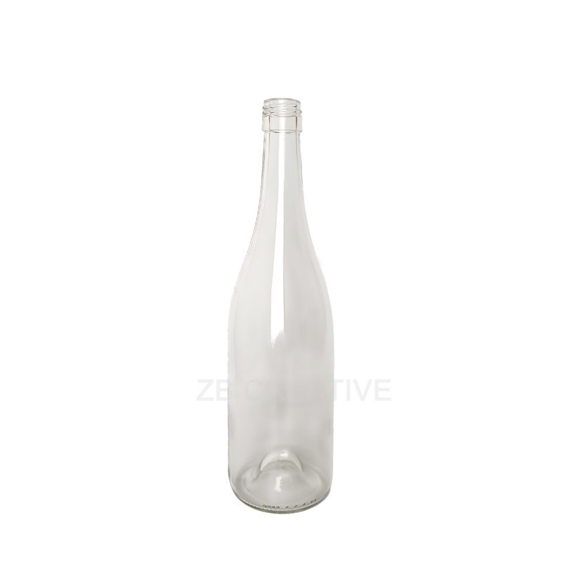 Antique Green Flint Eco Light Burgundy Glass Bottle Screw Cap 750ml 405g 2709S-7A