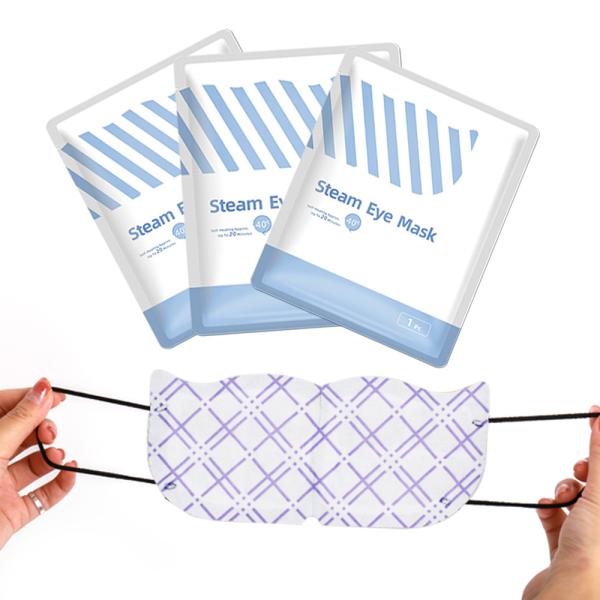 Disposable Moist Hot Compress Eye Patch Relief Stress Warm Eye Mask