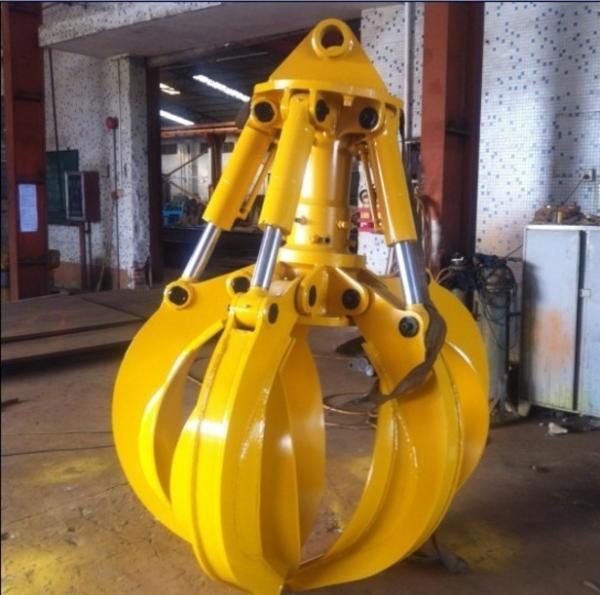 Customized Huitong Excavator Orange Peel Grab for 17-26 Ton Excavators Machine Type Excavator Attachment Tools CE Certificate