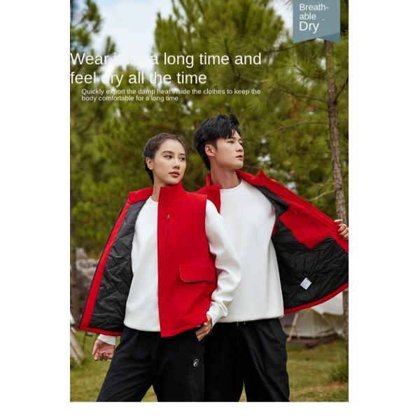 Custom Logo Printed Thickened Down Cotton Vest Work Clothes for Casual and Active Wear