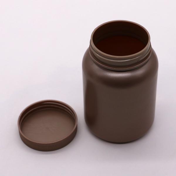 Caja de almacenamiento de medicamentos para cápsulas sólidas, soporte de suplemento para cápsulas en forma redonda de 275 ml PE