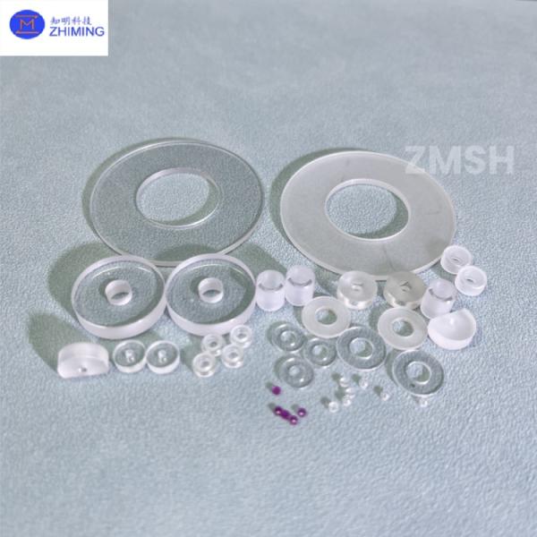 Disco de zafiro personalizado Lavadora de zafiro sintético pulido sin burbujas resistente al desgaste