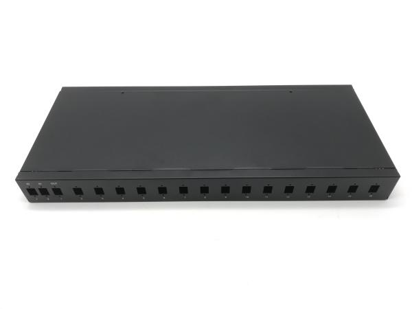 Wall / Pole Mount Indoor Fiber Termination Box , ABS Plastic Case PLC Splitter Box