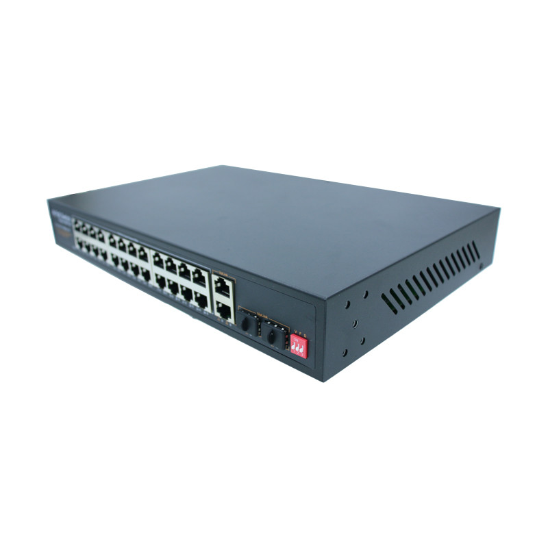 Автономный умный умный переключатель 24 гаван IEEE802.3 IEEE802.3u IEEE802.3x Poe