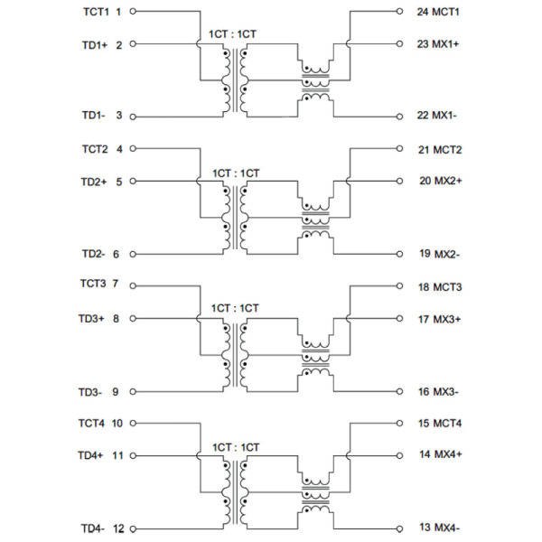 SMD LAN Transformer Module ABRACON ALANL10001-FJC1KT Designed for Fast and Gigabit Ethernet Connectivity
