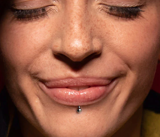 14K piercing du corps en acier inoxydable bijoux or Labret piercing des lèvres bijoux 1,2 mm