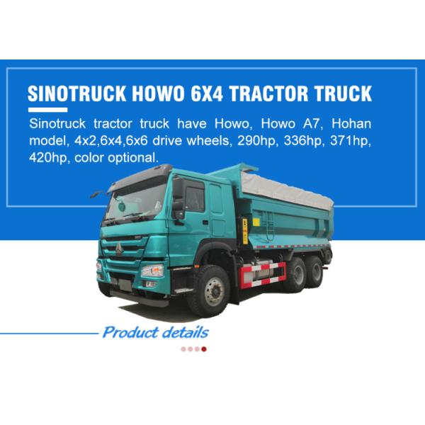 Sinotruk 380HP HOWO Dump Truck in Philippines with Hw76 Cab and DOT Tire Certification