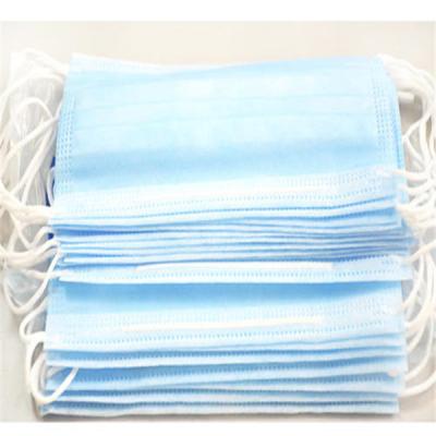 Hypoallergenic CE 17.5*9.5cm 3 Ply Non Woven Face Mask