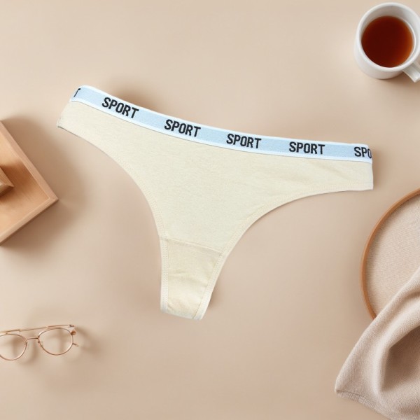 Women Thong Panty 95%cotton Underwear Women Thong Sexy New Design S M L Female Thong Panties