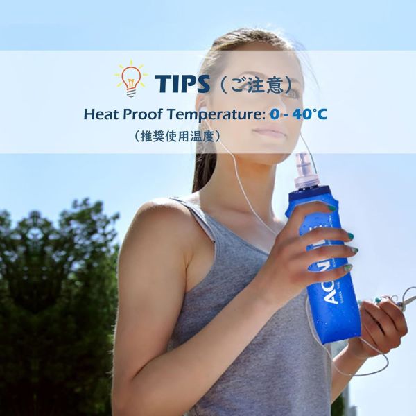 Wholesale Soft Flask Folding Water Bottles | Food Grade Silicone Portable Flask OEM ODM Factory for Running Races Marathon Event