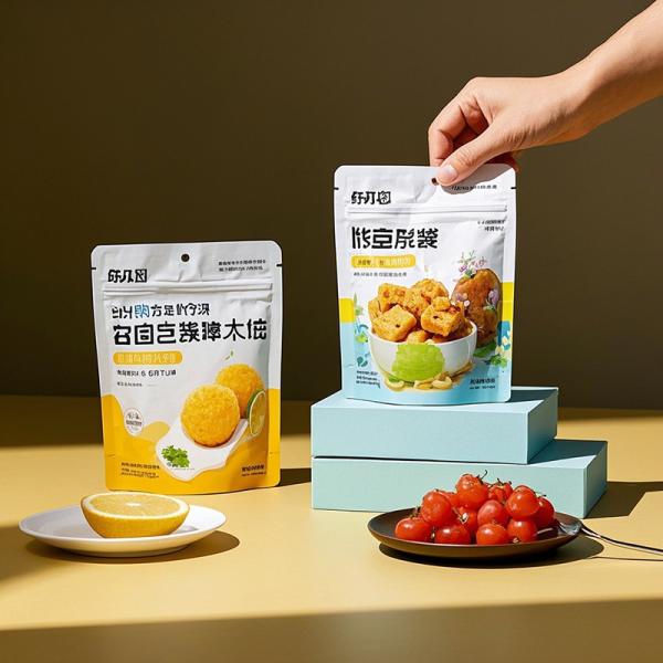 Anti Static Snack Packaging Bags for Powdered Drinks Crisps 4 Layer PET/AL/NY/PE Structure