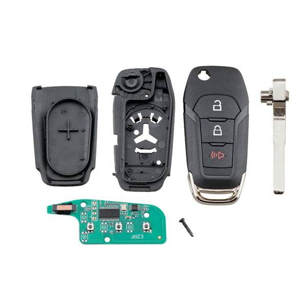 3 Button 315Mhz N5F-A08TAA Smart Car Key Ford F150 F250 F350 Fob Remote Key Flip Folding Blade