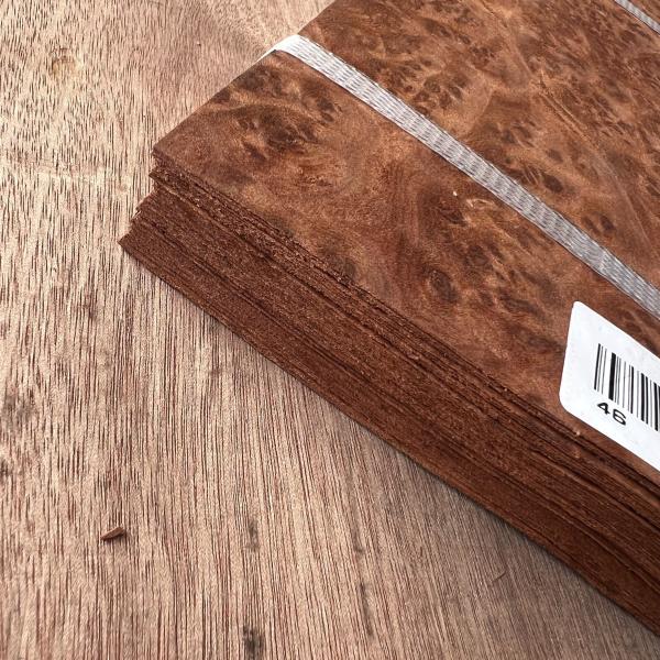 Red Camphor Burl Veneer 0.45mm | LINGFENG