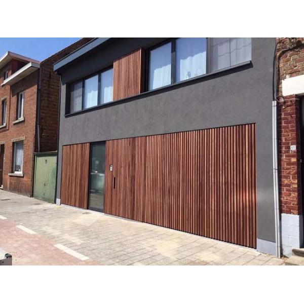 160x24mm Exterior WPC Wall Panel Hollow Wood Plastic Composite Wall Board