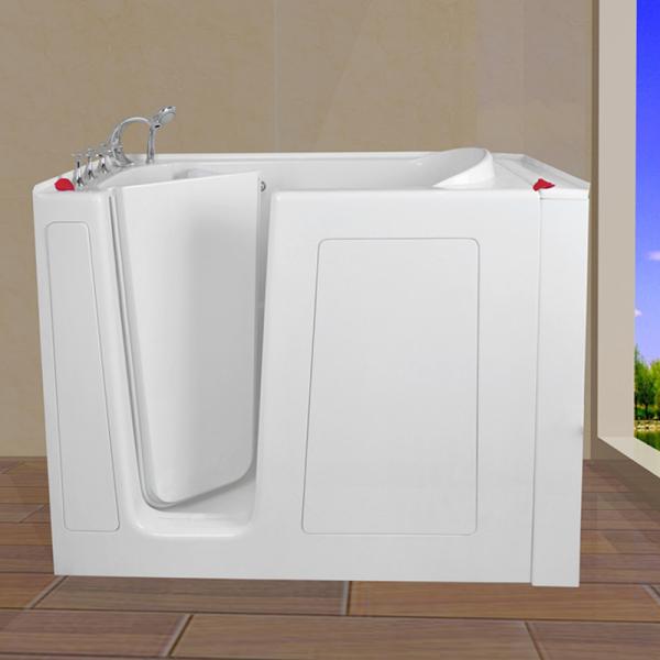 Acrylic walk in bathtub for elder disable people