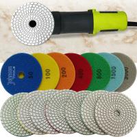 Enlace Diamond Stone Wet Polishing Pads de la resina con diverso tamaño