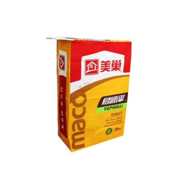 Kraft Paper With PE Liner Bag 25 Kg Mortar Sack OEM Accepted