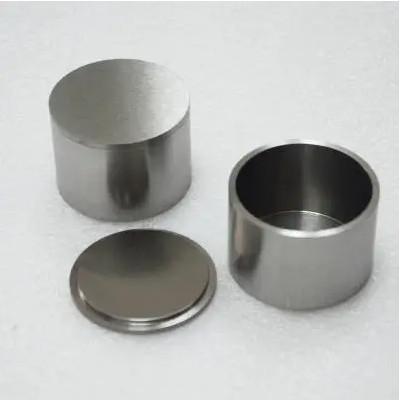 Zr702 cadinho reto feito sob encomenda do zircônio da parede 30ml
