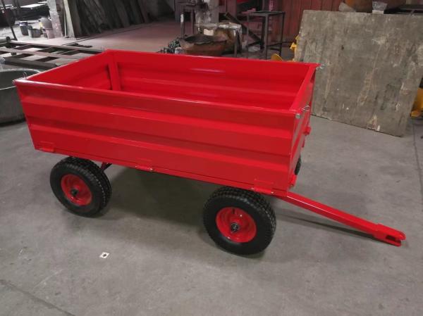 4WCART-  4Wheel 17cubic. Utility Cart Trailers; Doule Axle Atv Trailer; Trailer For Garden Transport;Farm Machinery