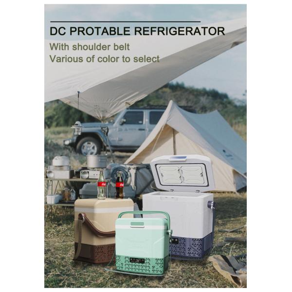 congélateur de voiture 12L congélateur solaire de coffre-fort réfrigérateur portable pour camping