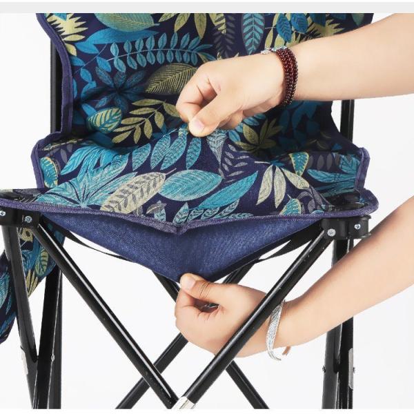 Fixed Rotary Design Lightweight Aluminum Picnic Beach Chair for Outdoor Camping Single