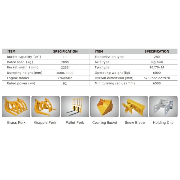 LG939 Колесный погрузчик 2000 кг Номинальная нагрузка и бесперебойная работа гарантированы