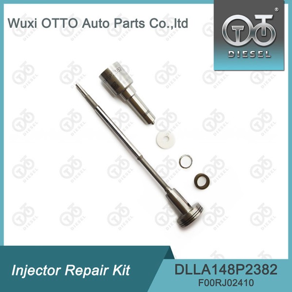 Injector Repair Kit For Injectors 0445120354 With Nozzle  DLLA148P2382 And Valve F00RJ02410