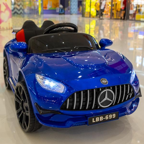 Plastic 2023 Ride On Car Electric Toy For Kids with Cool Lighting and Double Doors