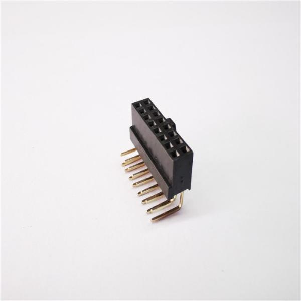 2.0mm Pitch 2 X 8p Female Pin Header 90 Degree Dip Connector