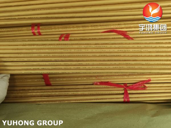 ASME SB111 C68700 Seamless Brass Tubes for Desalination of Seawater