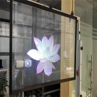 Type arrière de film olographe auto-adhésif transparent superbe de projection pour des vitraux