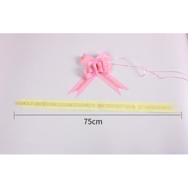 Напечатанная любовь вы затрудняете ленту 5cm x 75cm смычка тяги Organza подарка