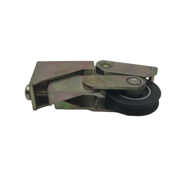 Zinc Plated Zamak Sliding Window Rollers Single U Groove Nylon Ball Bearing Wheels